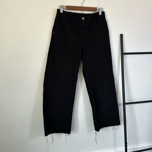 OAK + FORT Black Wide-Leg Pants